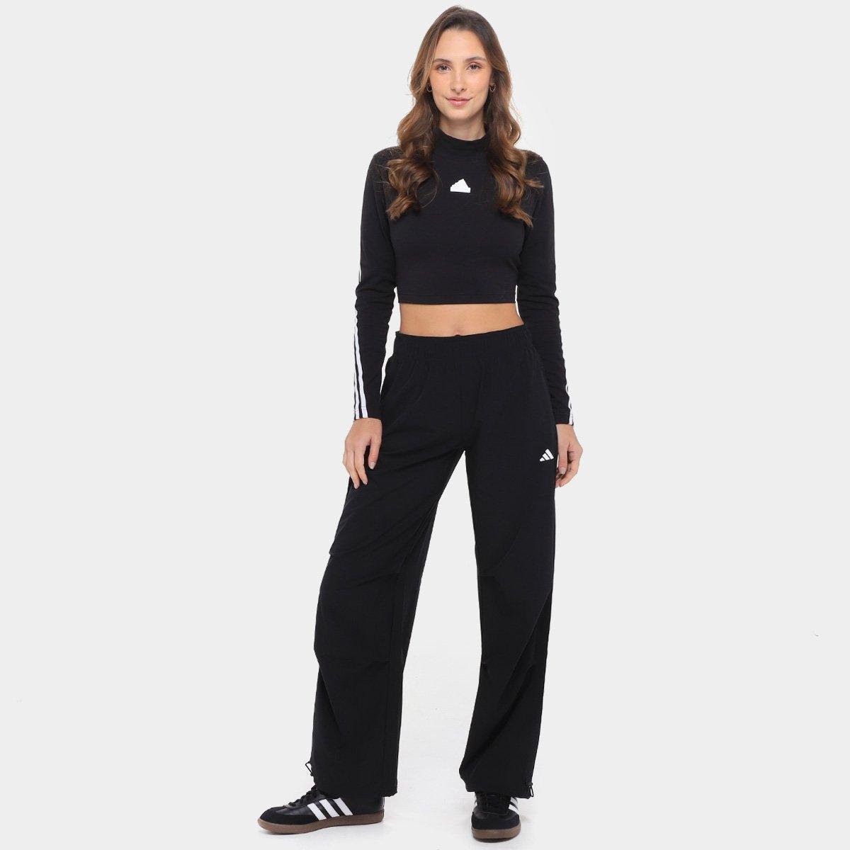 Calça Adidas Es Woven Pan Feminina - Tam: M - 4
