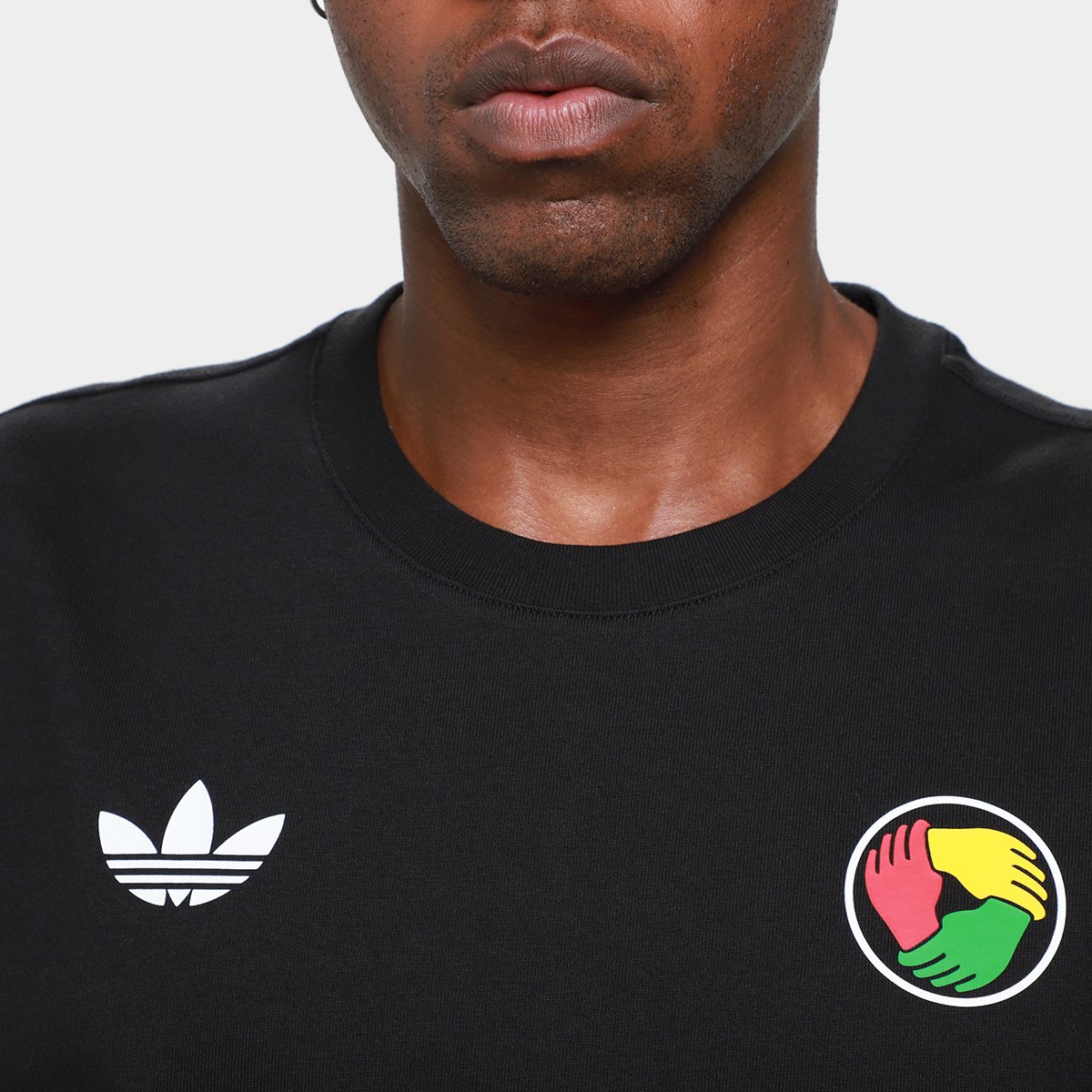 Camiseta Jamaica Adidas Bob Marley Originals Masculina - Tam: EGG - 2