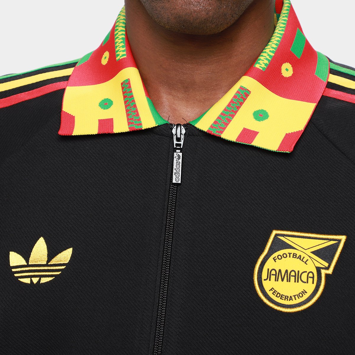 Jaqueta Seleção Jamaica Hino 2026 Adidas Masculina - Tam: M - 2
