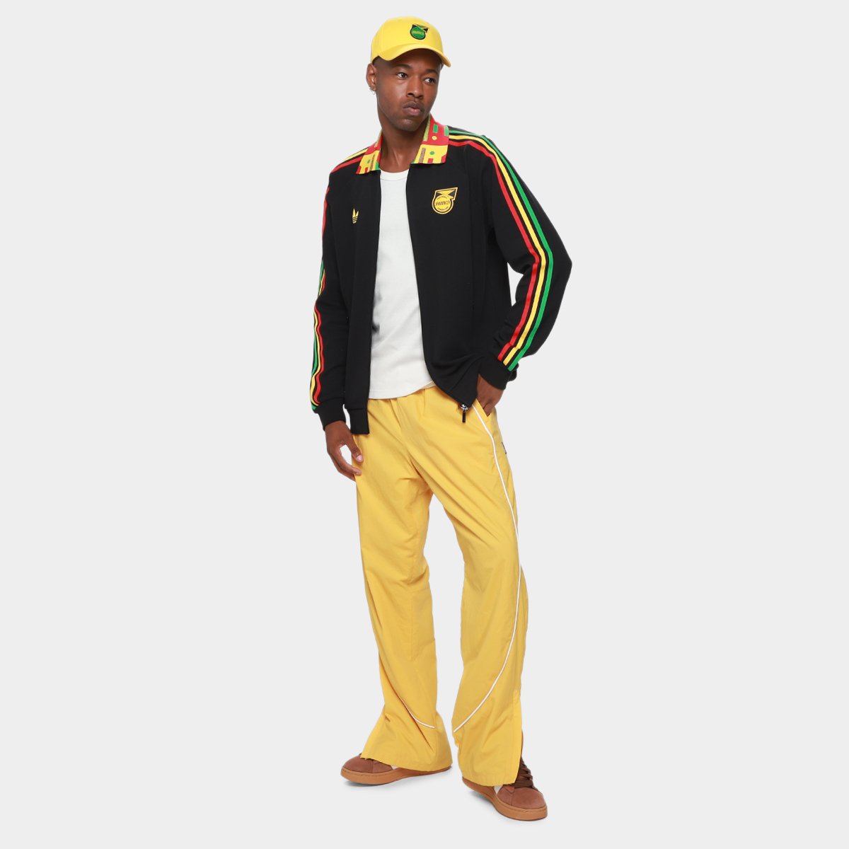 Jaqueta Seleção Jamaica Hino 2026 Adidas Masculina - Tam: M - 4