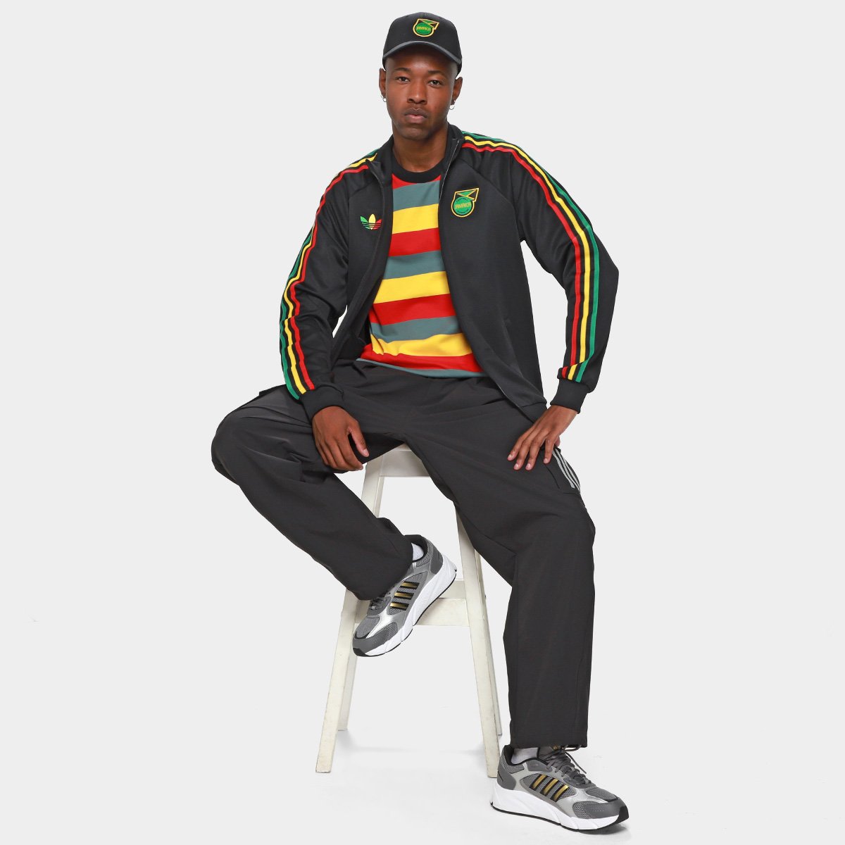 Jaqueta Seleção Jamaica 2026 Adidas Masculina - Tam: EGG - 5