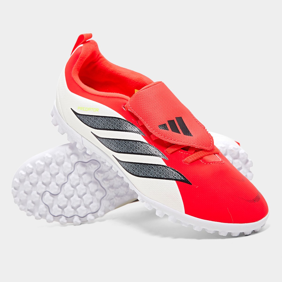 Chuteira Society Infantil Adidas Predator Club LIN - Tam: 34 - 1