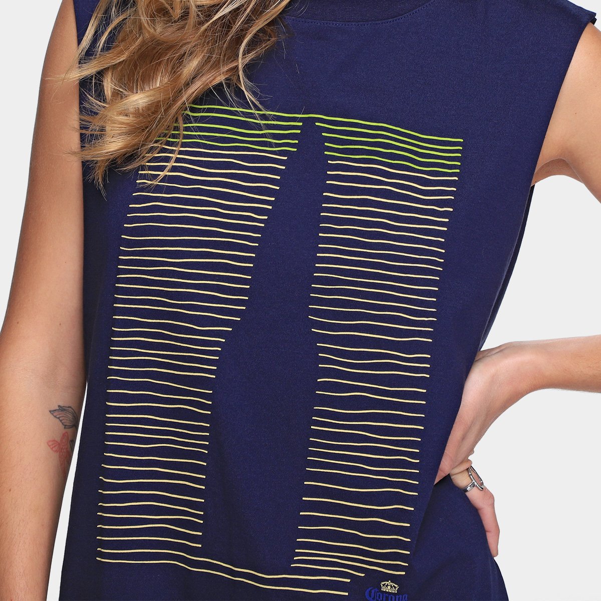 Vestido All´s Longo Decote V E Fenda Manga Longa Bufante Zirconia - Tam: P - 2