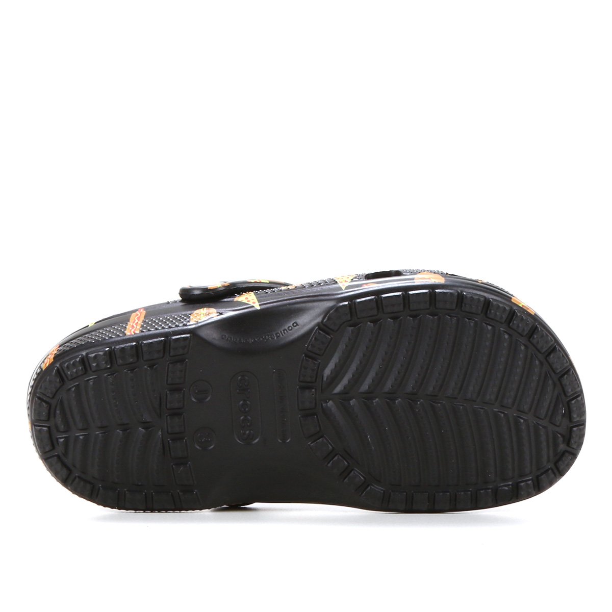 Sandália Infantil Crocs Classic Food Print Masculina - Tam: 22 - 4