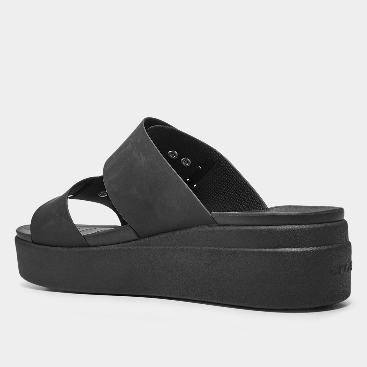 Sandália Crocs Brooklyn Buckle LowWdg Feminina - Tam: 38 - 2