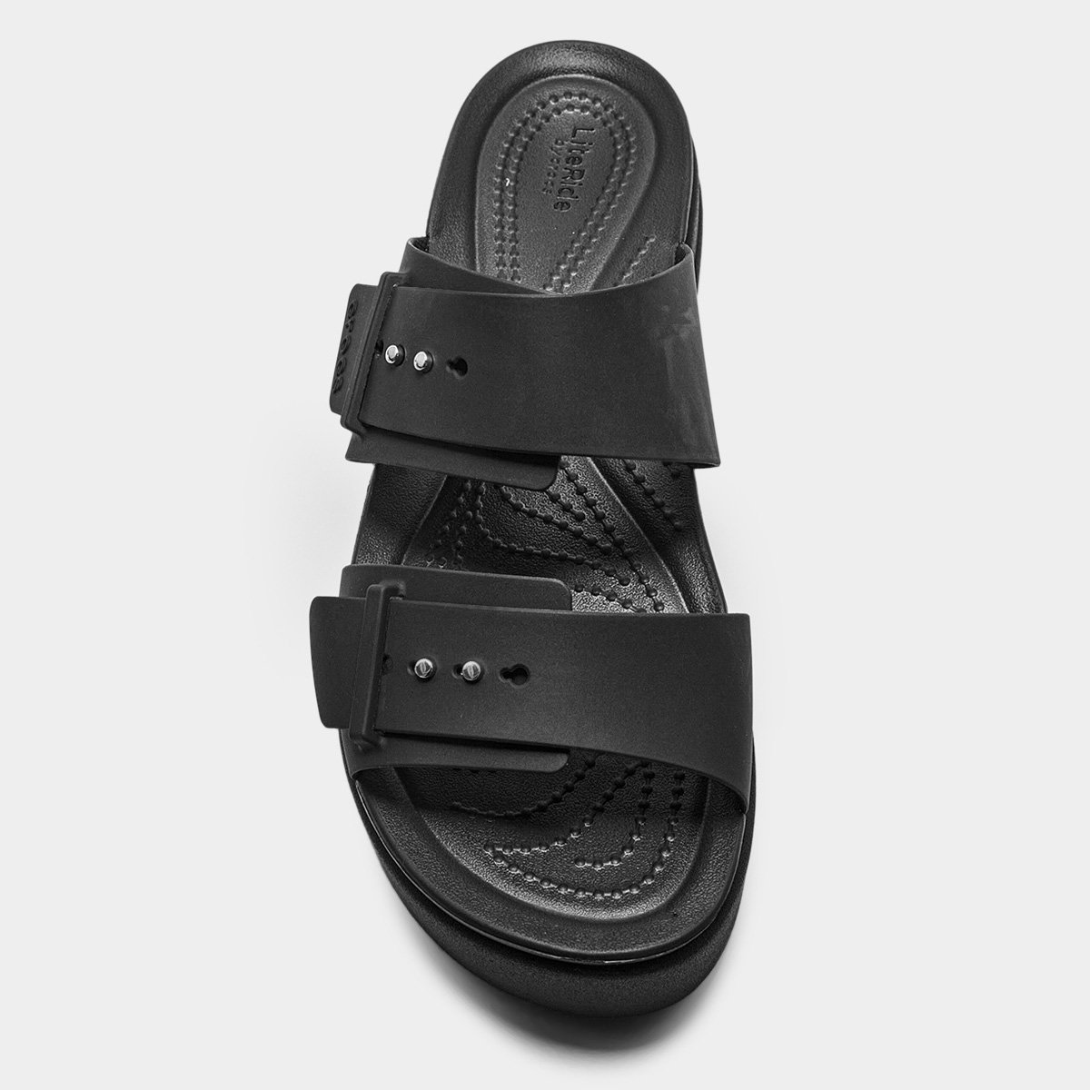Sandália Crocs Brooklyn Buckle LowWdg Feminina - Tam: 38 - 3