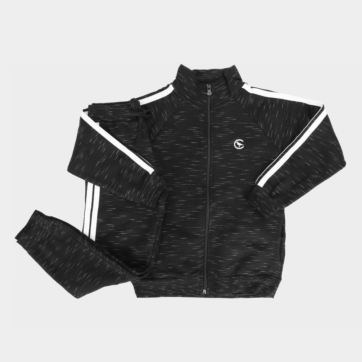 Conjunto Moletom Infantil Costão Sport Jaqueta + Calça Jogger Masculino