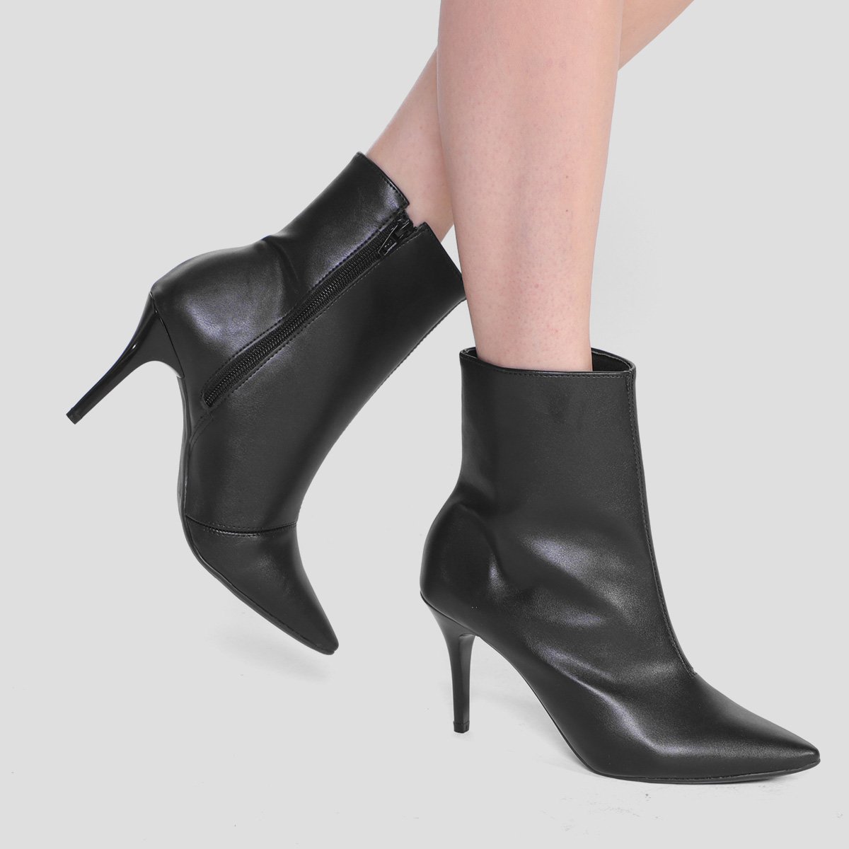 Bota Cano Curto Zatz Salto Fino Feminina - Tam: 35 - 1