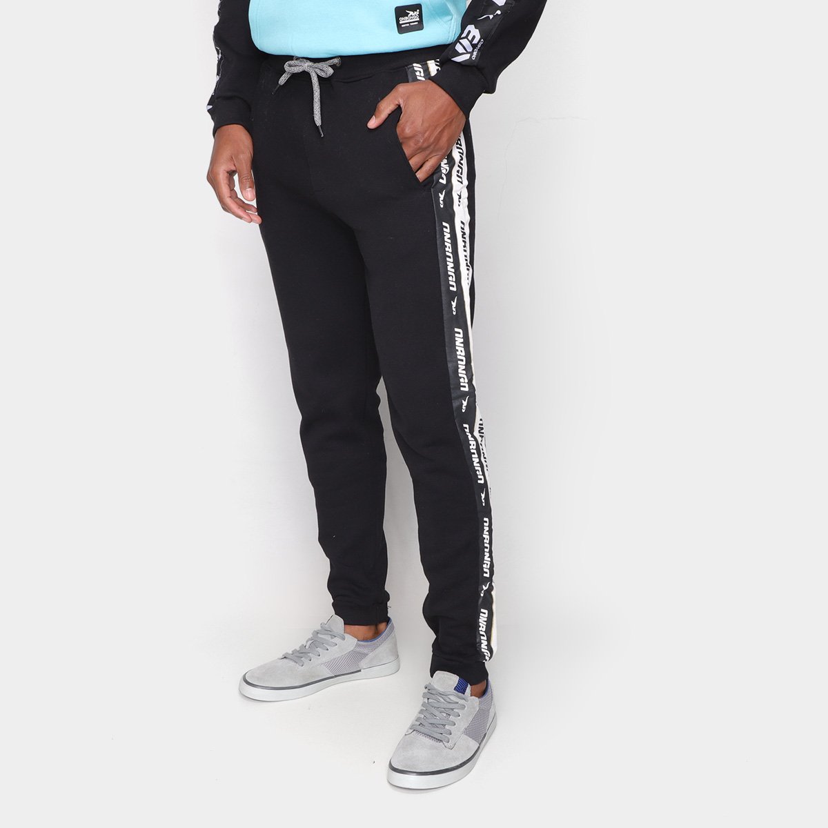 Calça Moletom Onbongo Listra Lateral Masculina