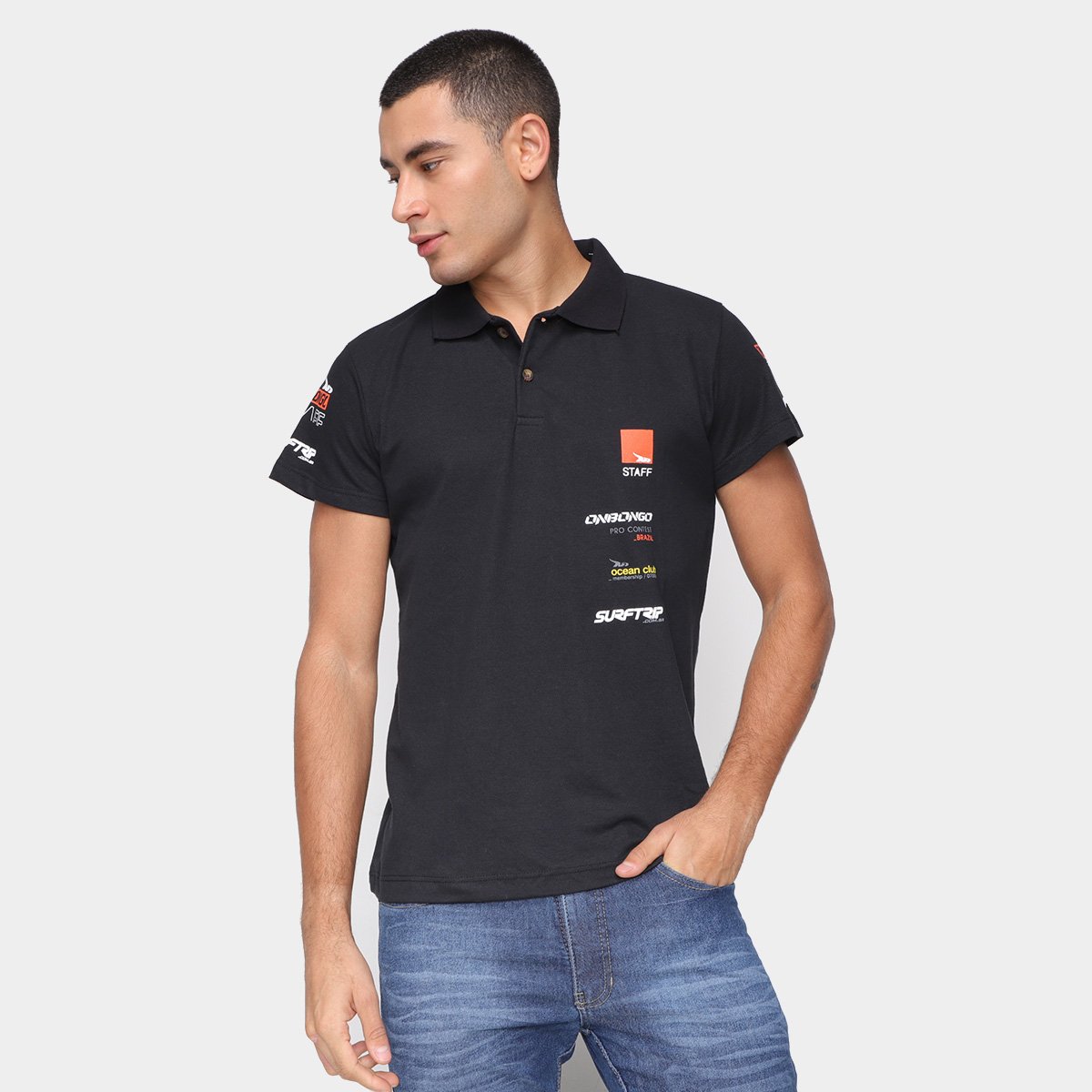 Camisa Polo Onbongo Surftrip Masculina