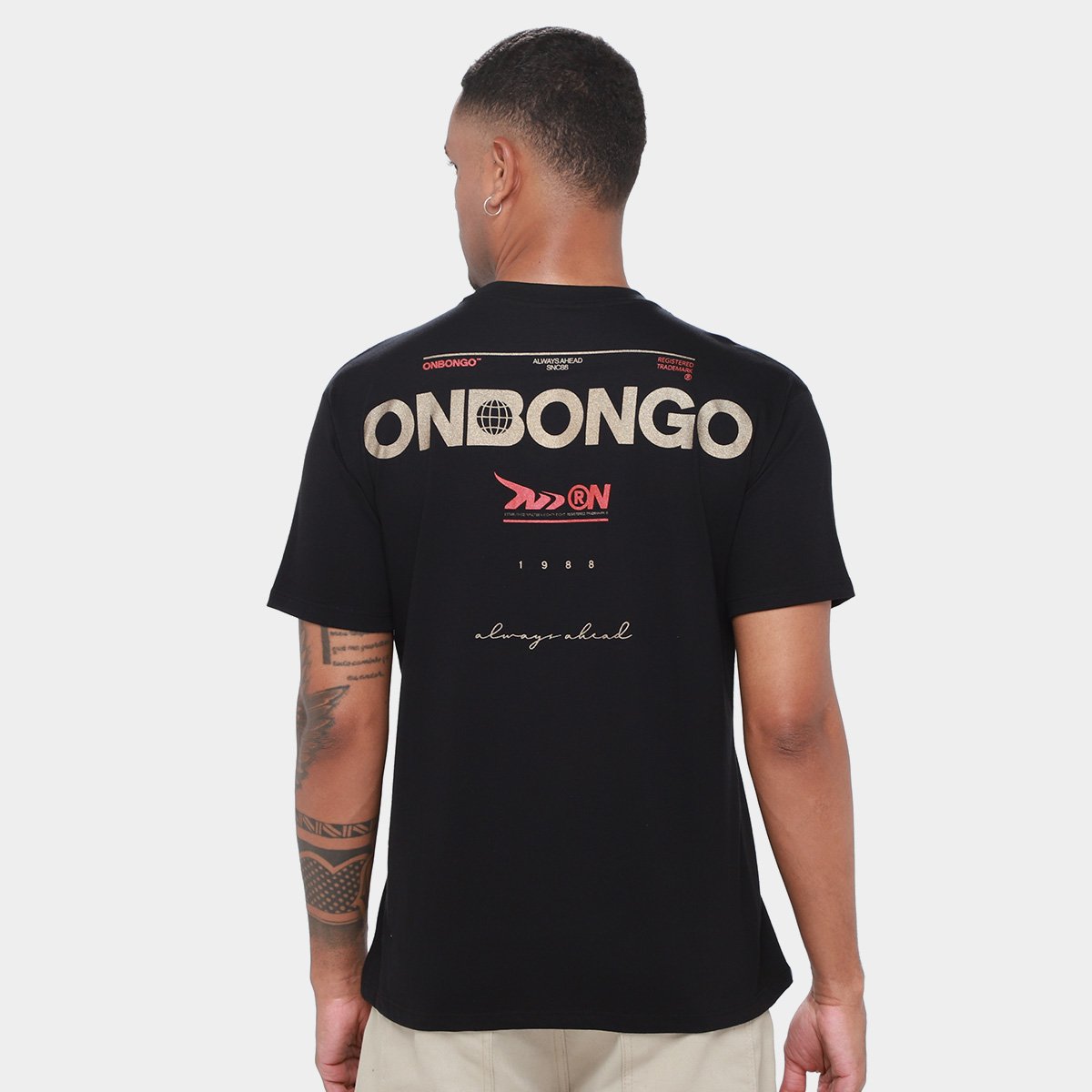Camiseta Onbongo Casual Masculina - Tam: P - 1