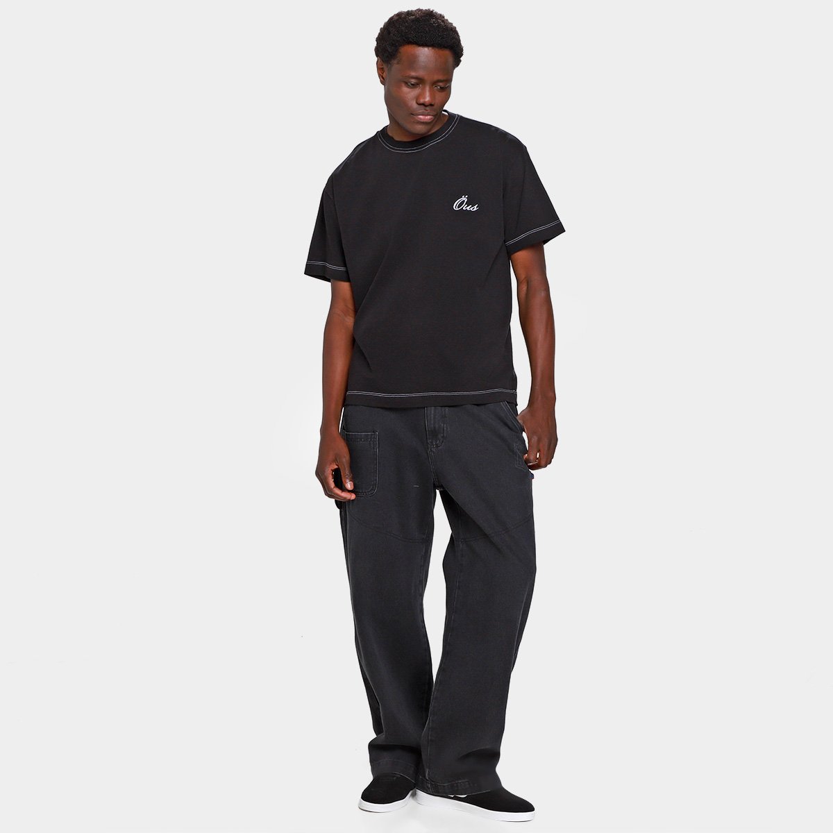 Camiseta Öus Logo Masculina - Tam: P - 4
