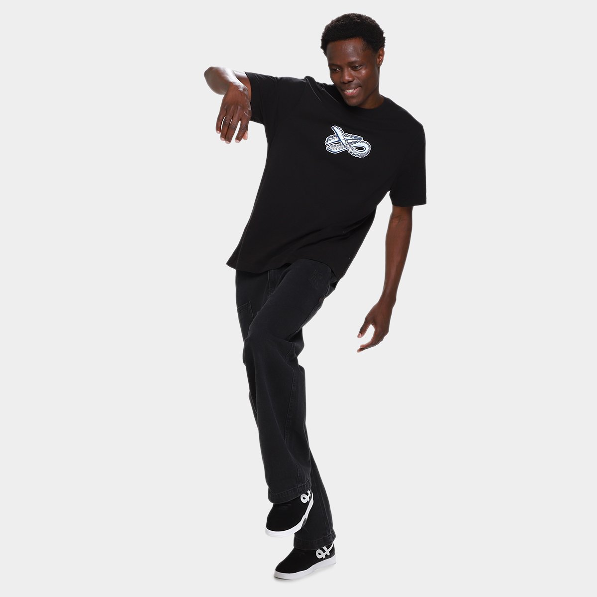 Camiseta Öus Casual Masculina - Tam: P - 4