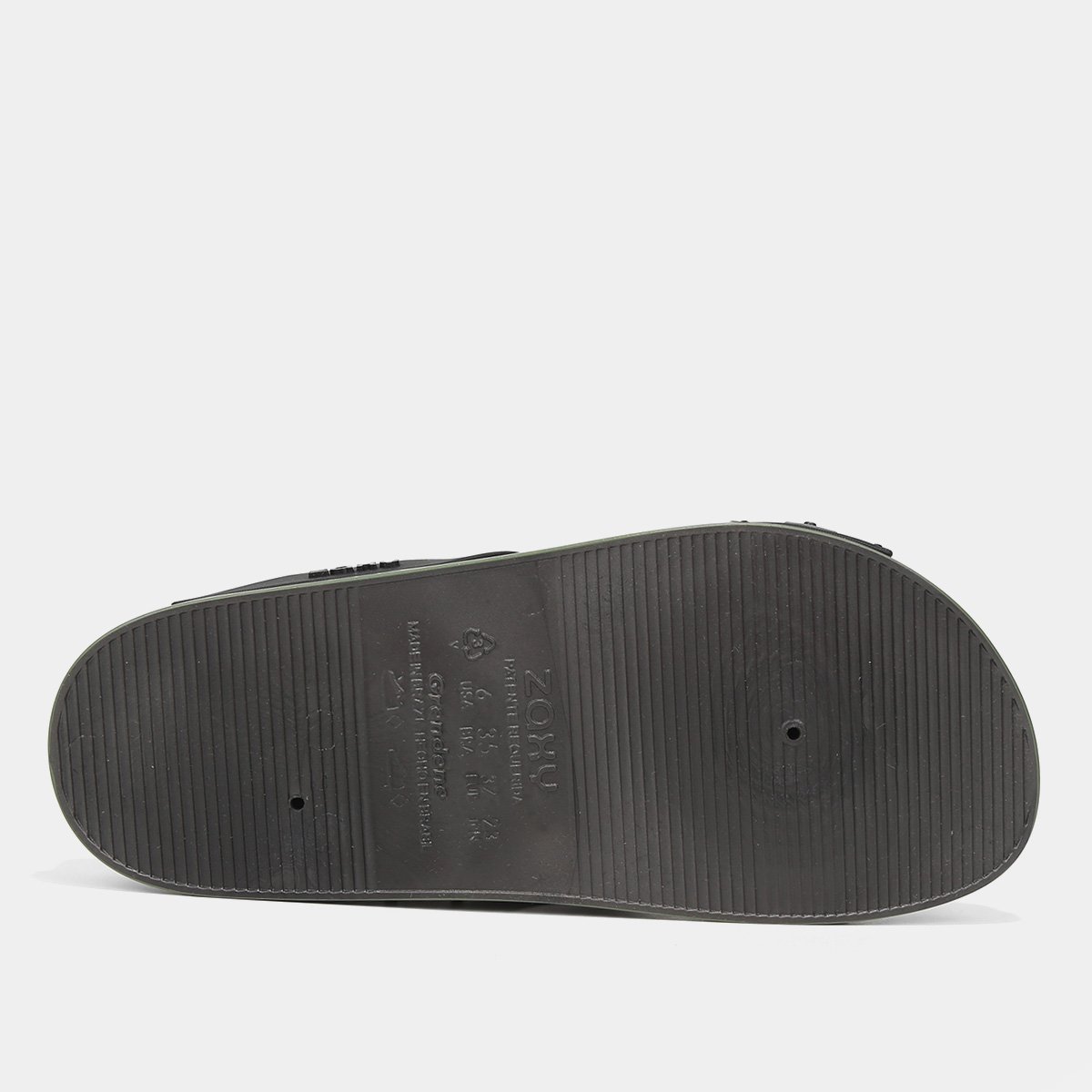 Rasteira Zaxy Tiras Cruzadas Metais - Tam: 33/34 - 5