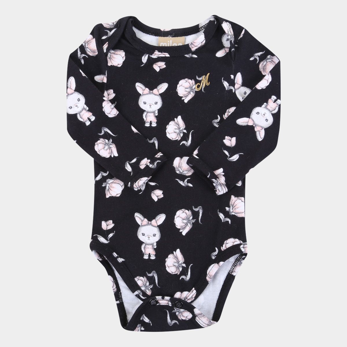 Body Bebê Milon Manga Longa Feminino