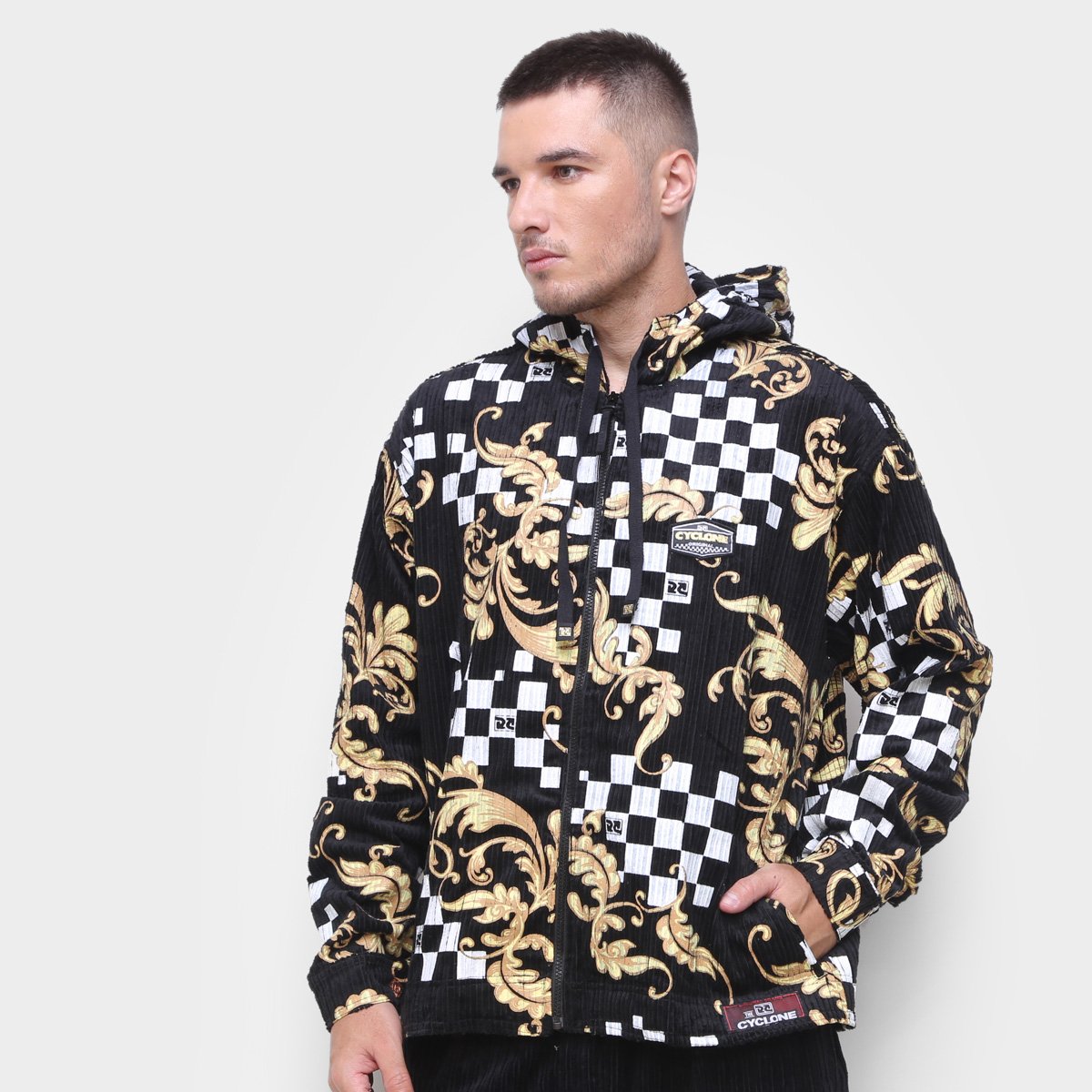 Jaqueta Cyclone Chess Tribal Masculina