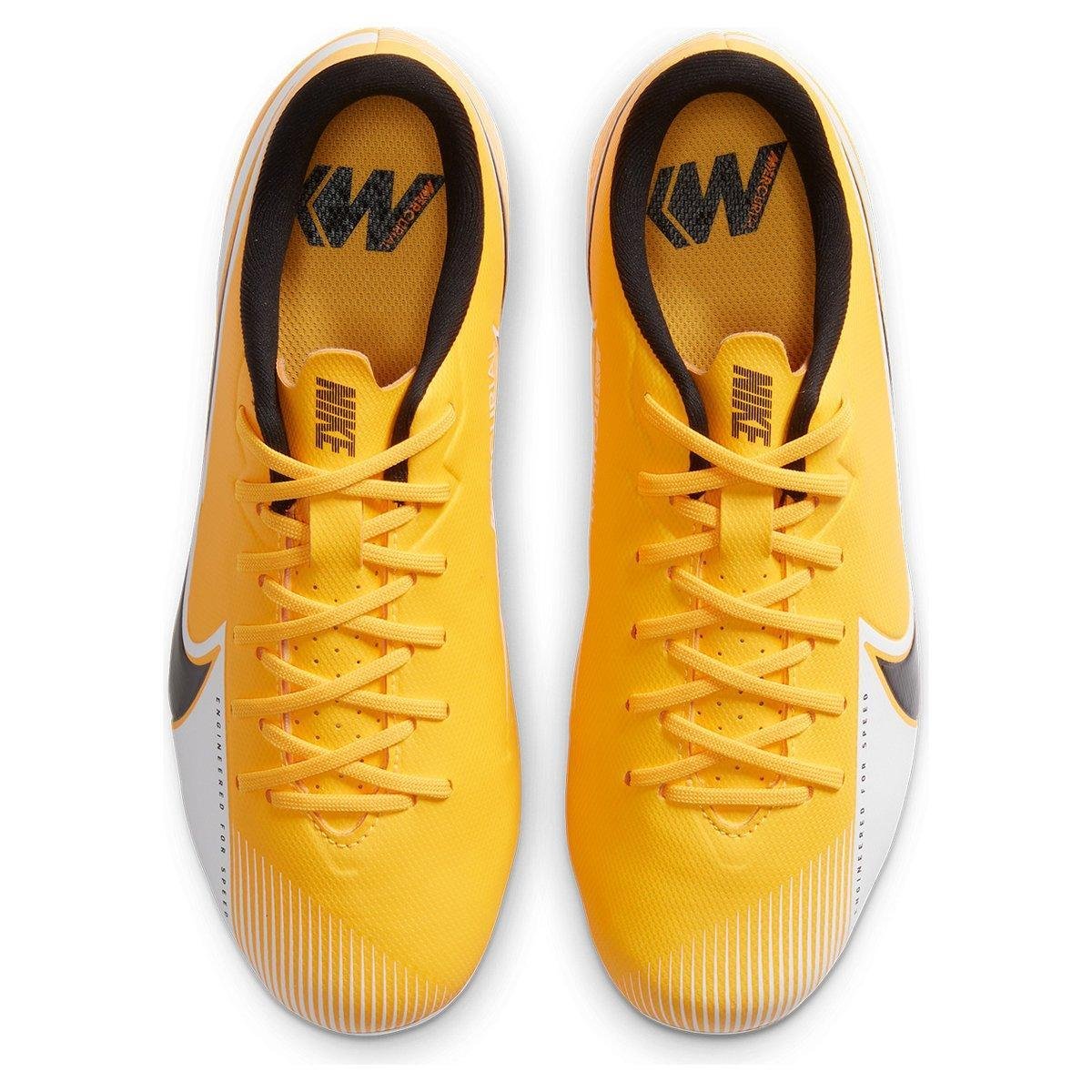Chuteira Campo Infantil Nike Mercurial Vapor 13 Academy FG - Tam: 28.5 - 4
