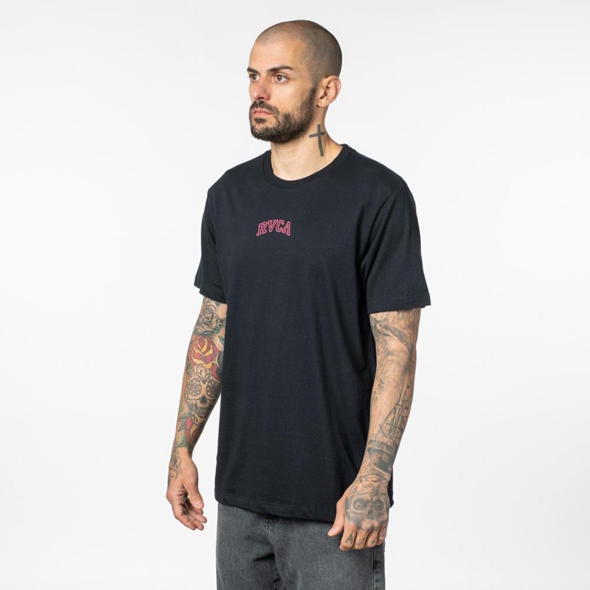 Camiseta Rvca Lil Arch Masculina - Tam: G - 1