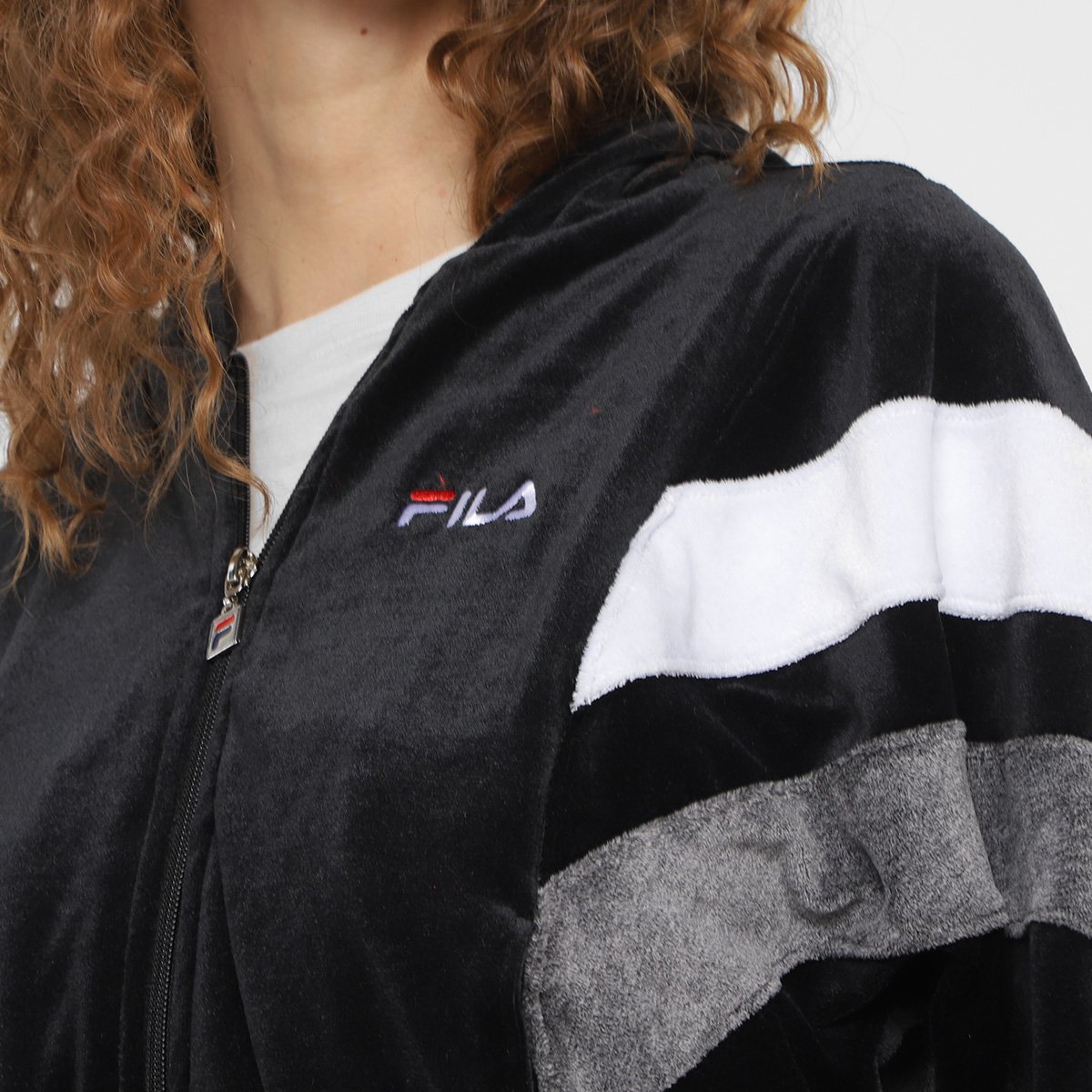 Jaqueta Fila Block Letter Feminina - Tam: P - 2