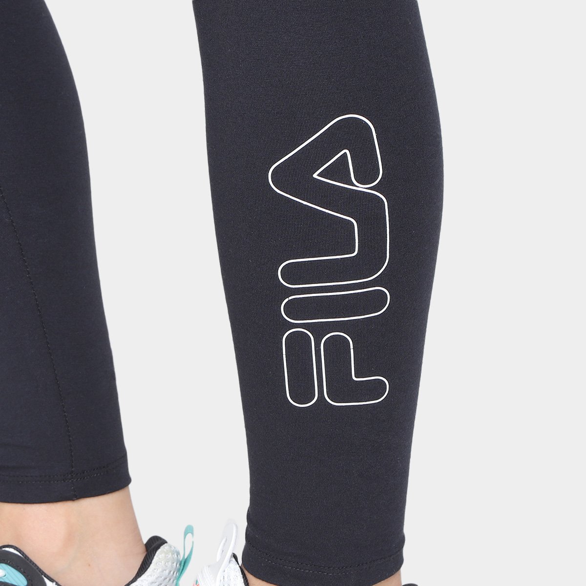 Calça Legging Fila Letter Mid Feminina - Tam: P - 2