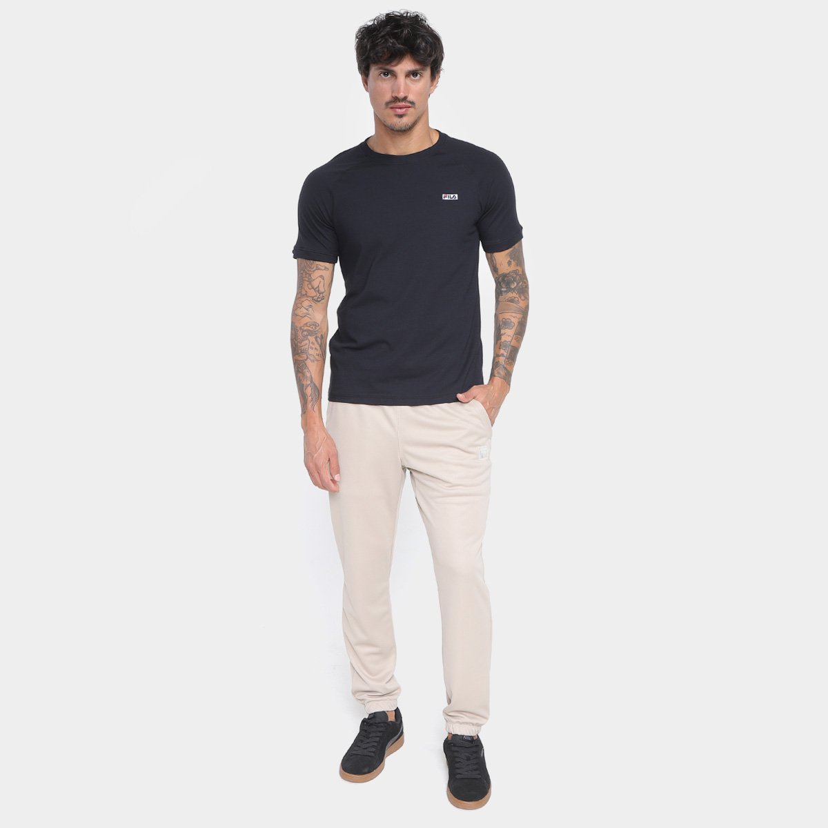 Camiseta Fila Slim Fit Ii Masculina - Tam: P - 3