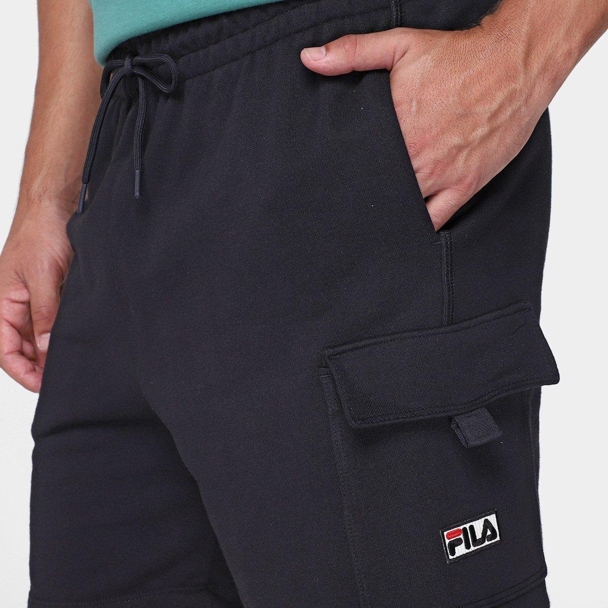 Bermuda Fila Confort Cargo Letter Masculina - Tam: P - 2