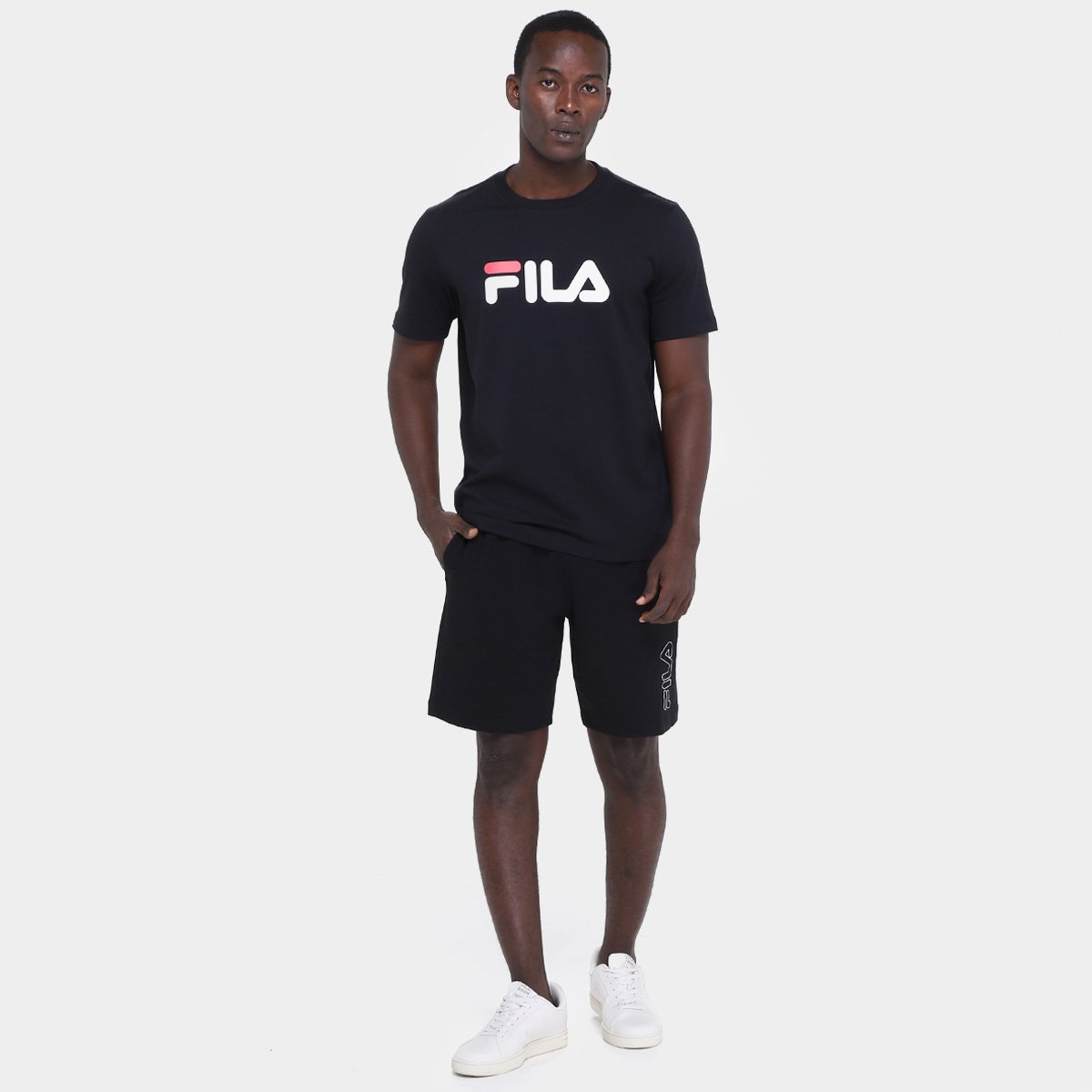 Bermuda Fila Outline Ligth Masculina - Tam: P - 3