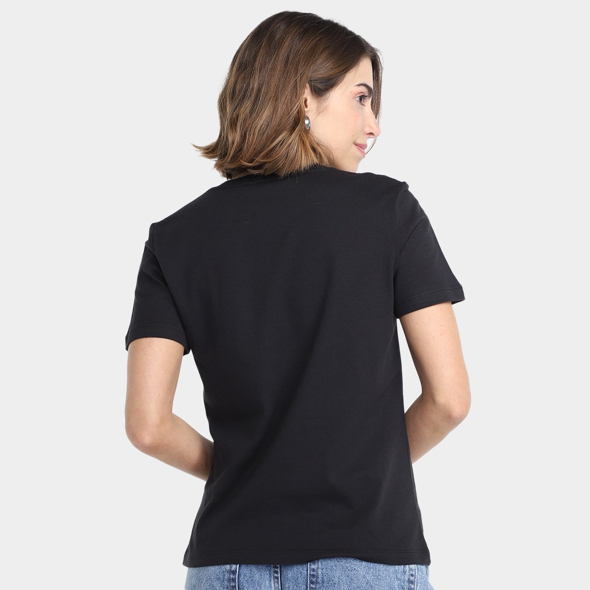 Camiseta Tommy Hilfiger Reg Corp Logo Feminina - Tam: P - 1