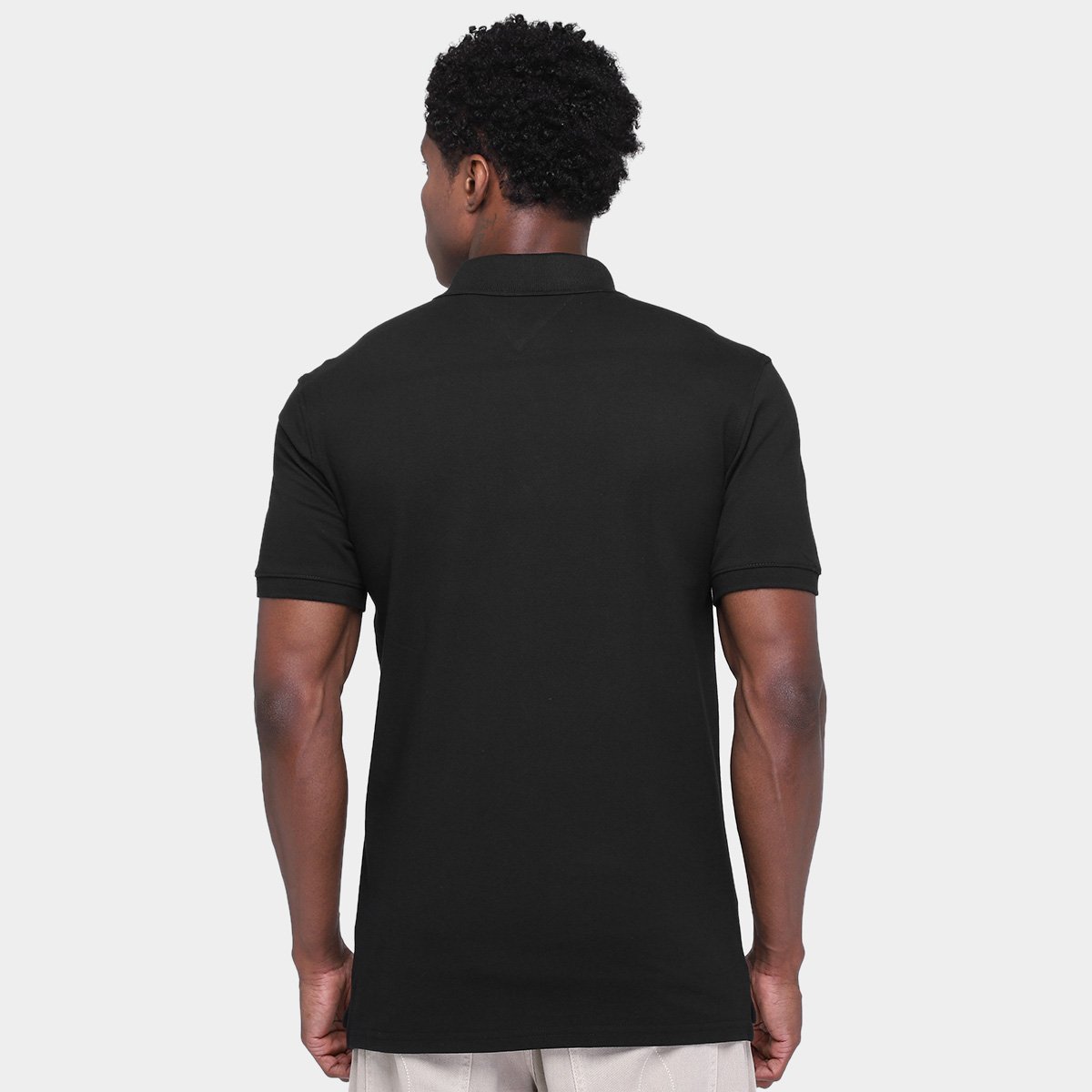 Camisa Polo Tommy Hilfiger Fine Piquet Masculina - Tam: P - 1