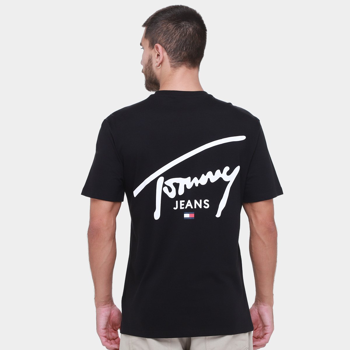 Camiseta Tommy Jeans Básica Masculina - Tam: P - 1