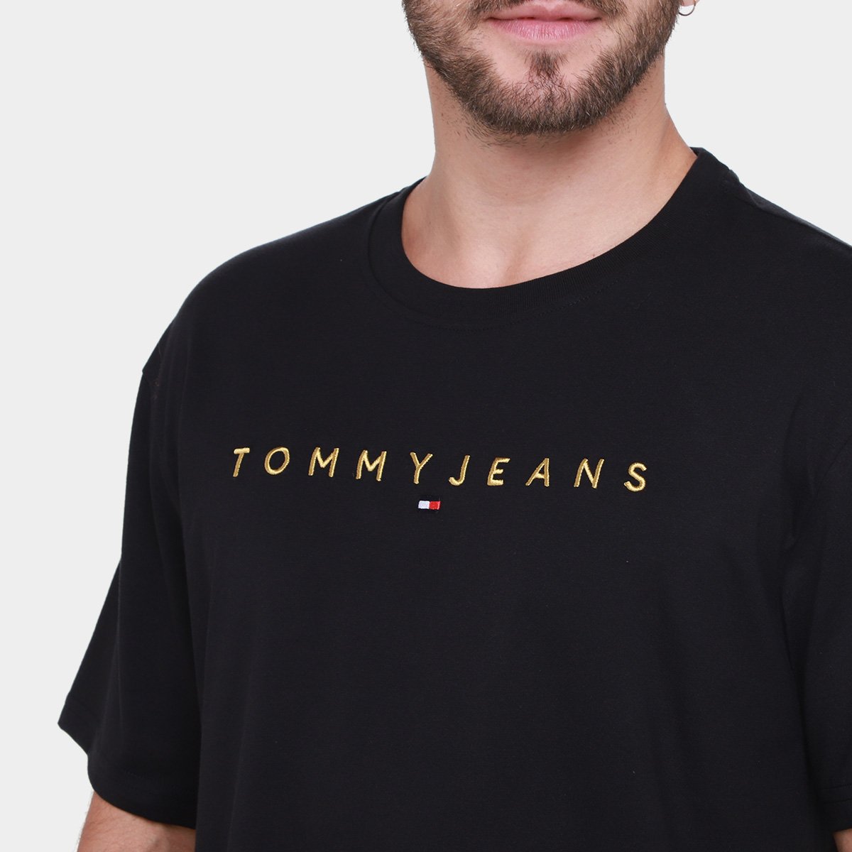 Camiseta Tommy  Jeans Gold LNR Masculina - Tam: P - 2