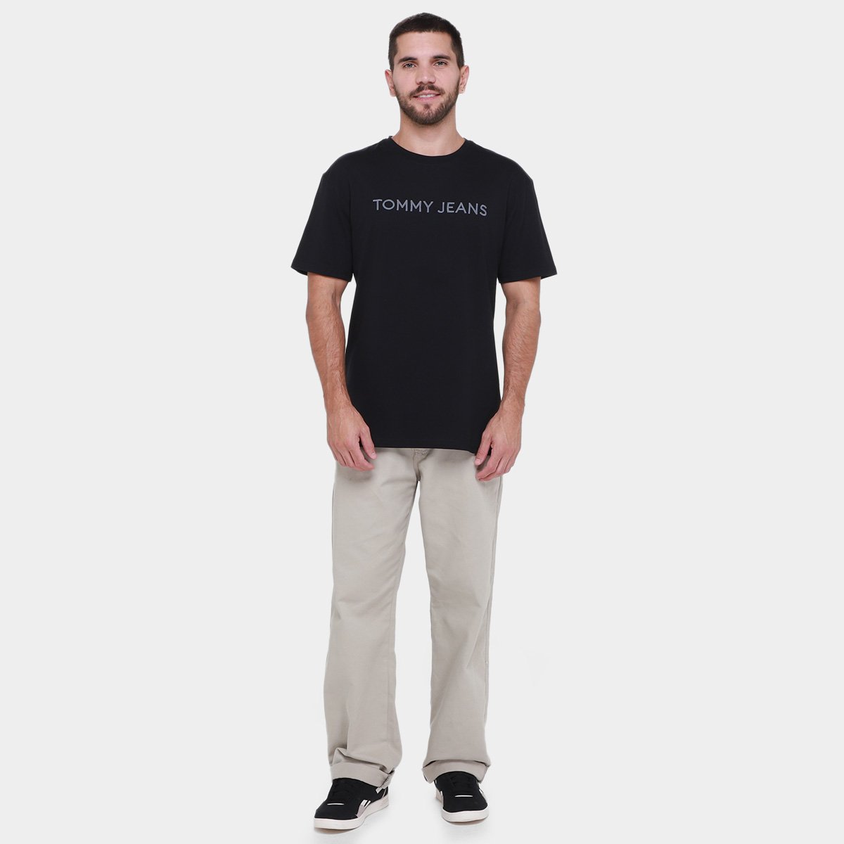 Camiseta Tommy Jeans New Classic Masculina - Tam: GG - 3