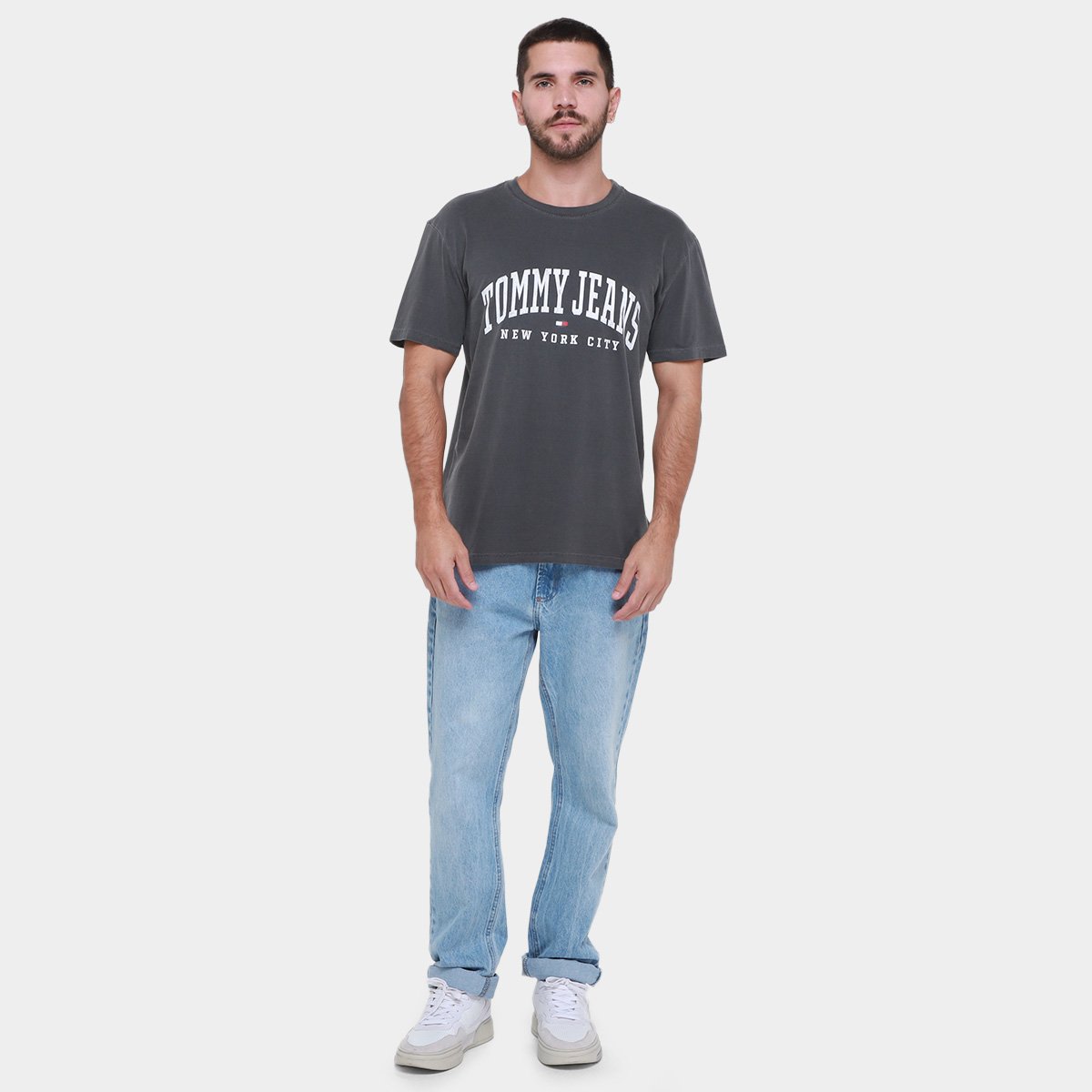 Camiseta Tommy Jeans Varsity Masculina - Tam: M - 3