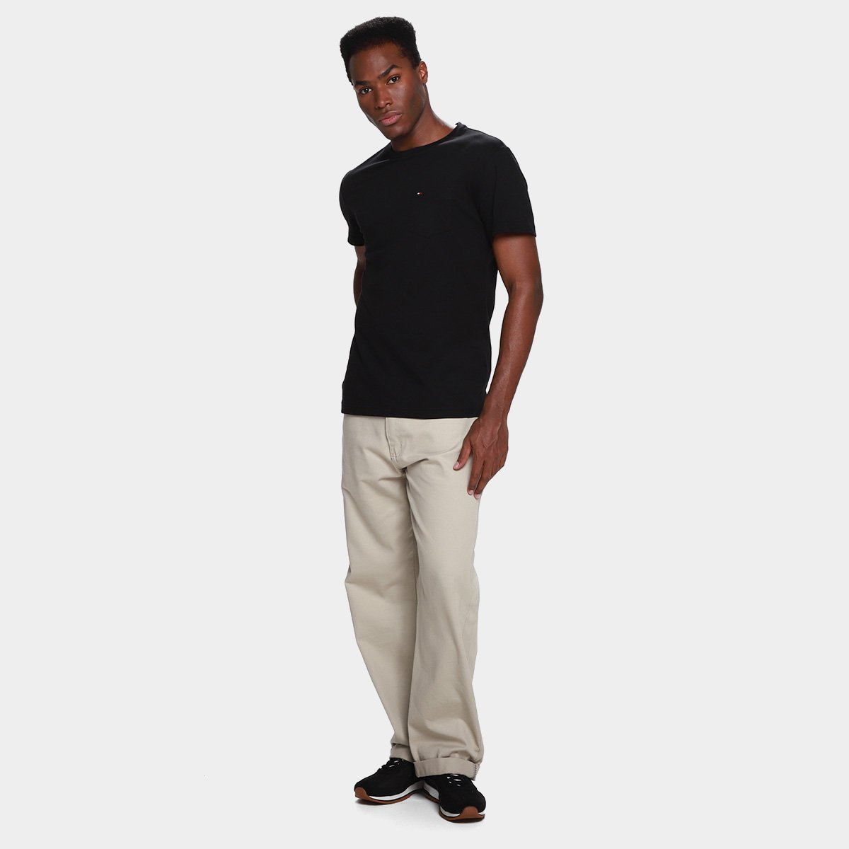 Camiseta Tommy Hilfiger Essential Pocket Masculina - Tam: P - 3