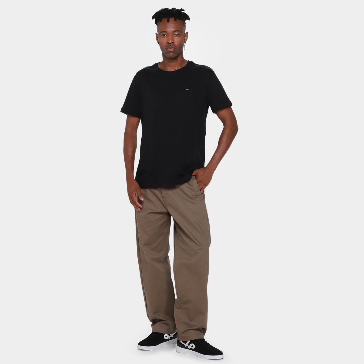 Camiseta Tommy Hilfiger Essential Masculina - Tam: P - 3