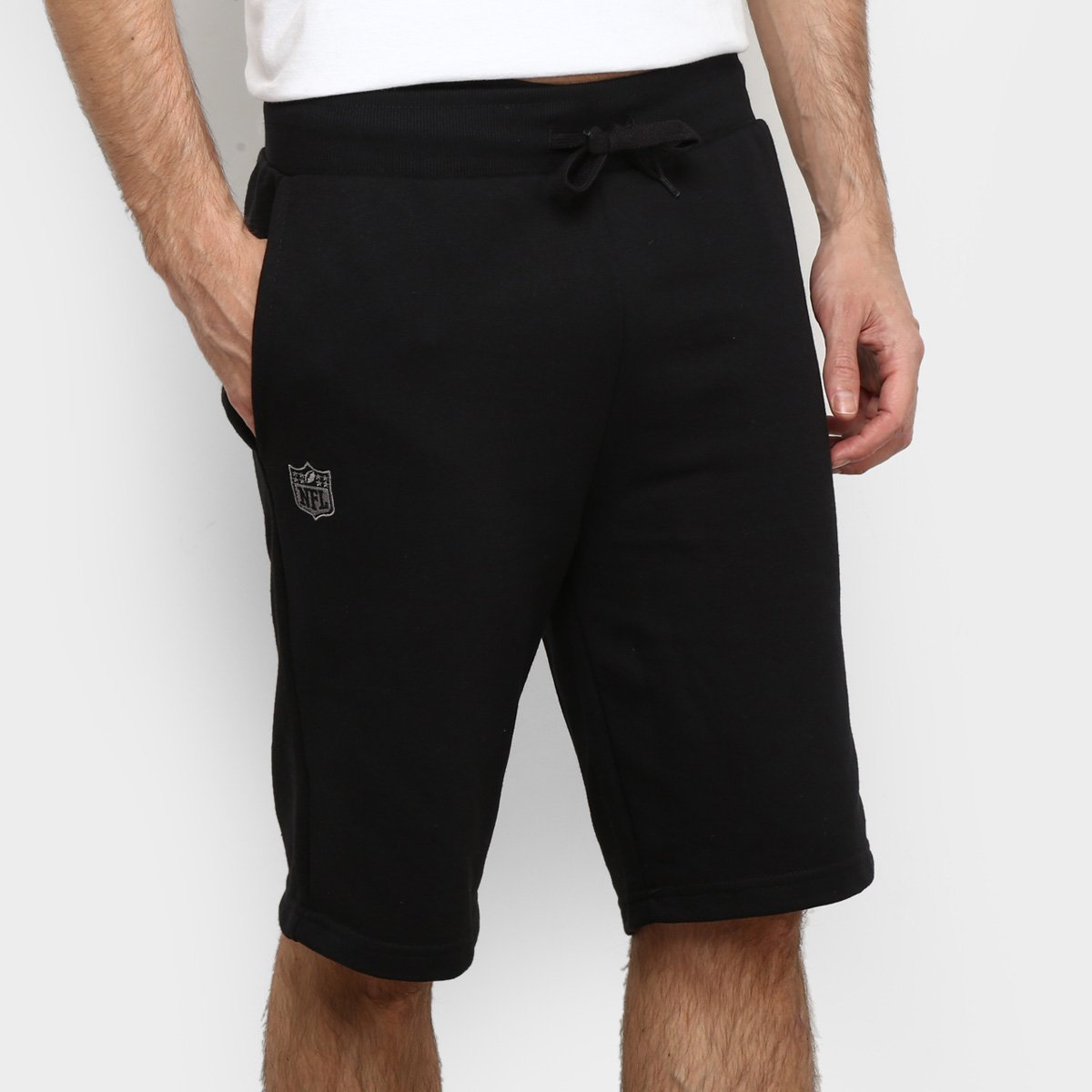 Bermuda Moletom NFL 90s Continues Basic New Era Masculina
