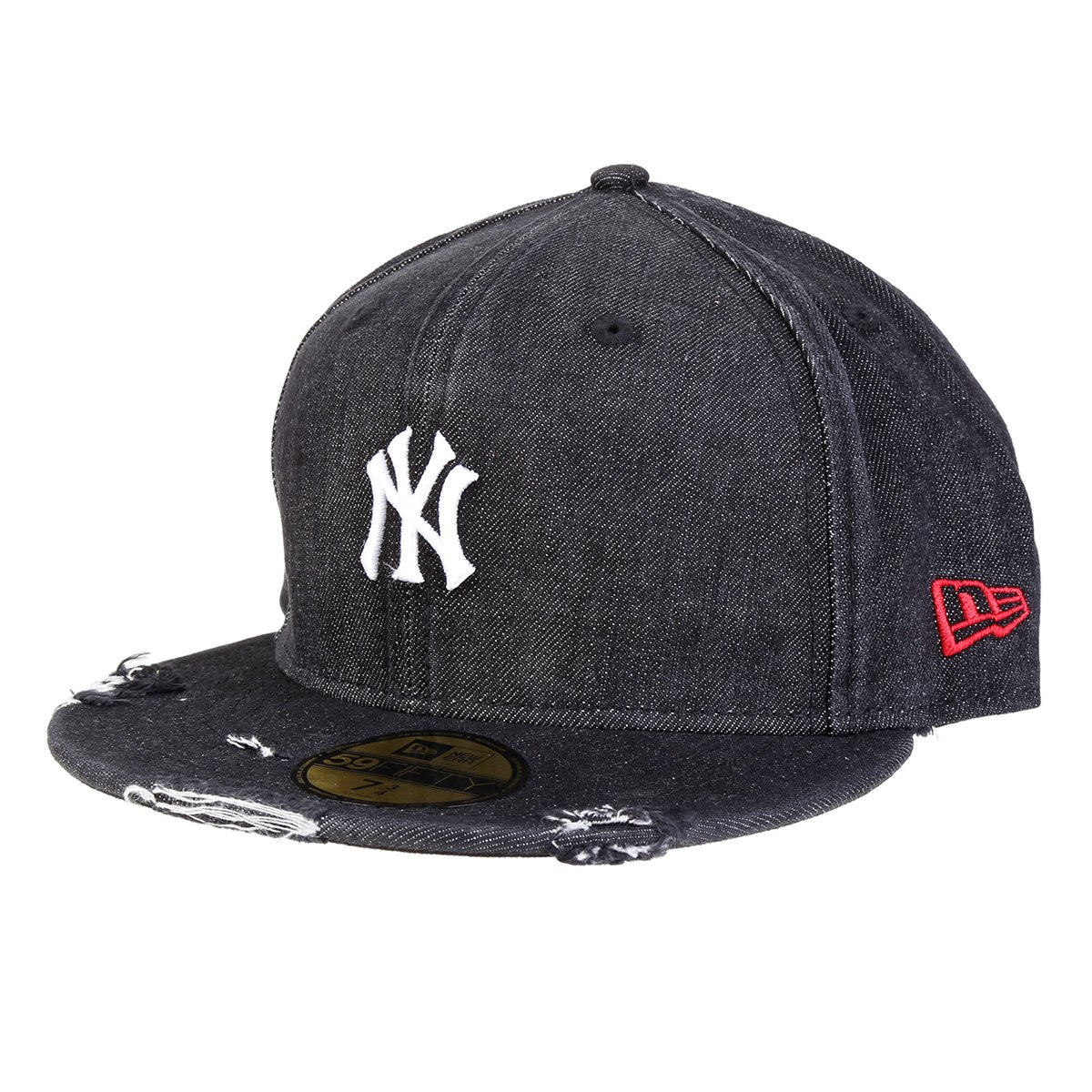 Boné New Era MLB New York Yankees Denin Logo Aba Reta