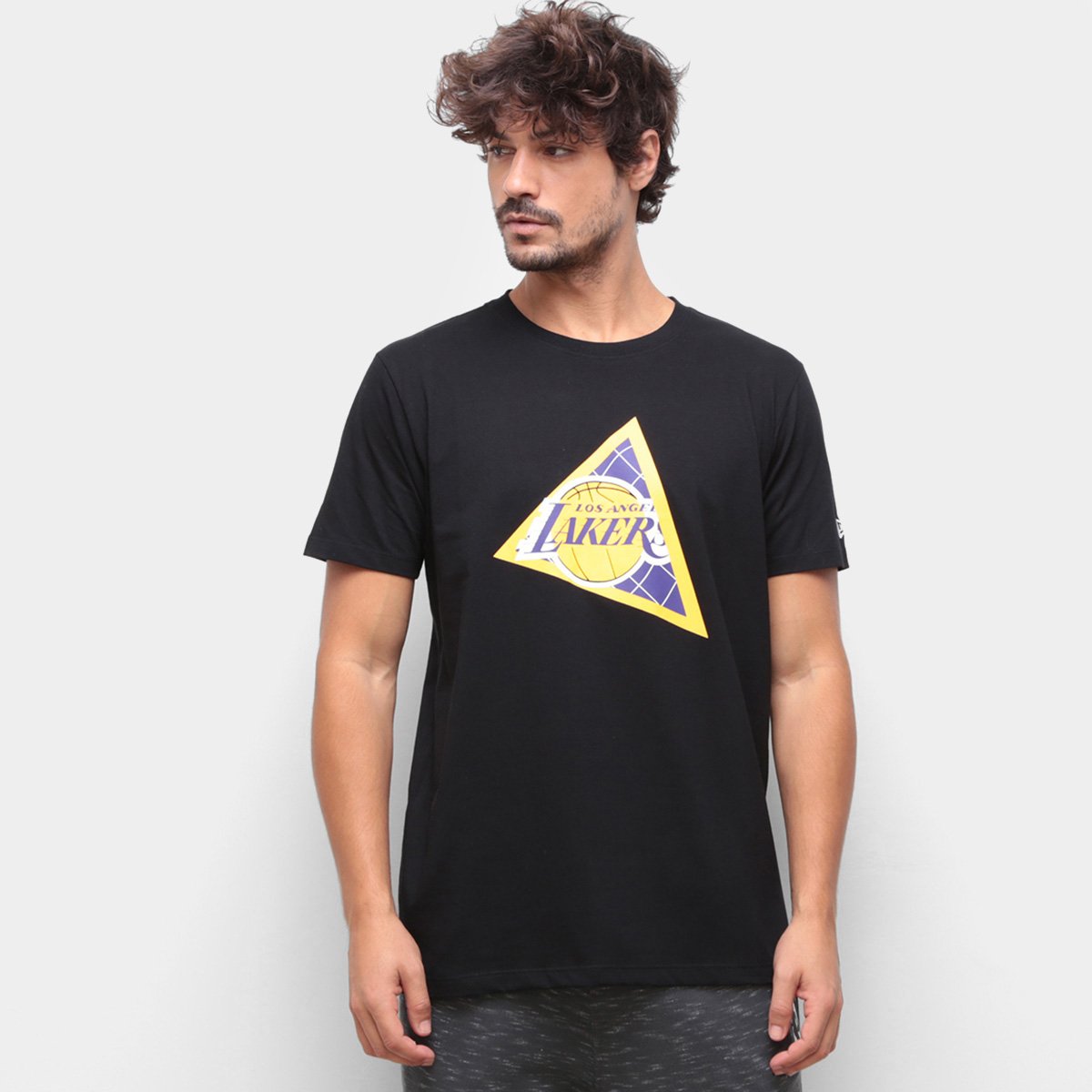 Camiseta NBA Los Angeles Lakers New Era Extra Fresh Triangle Masculina
