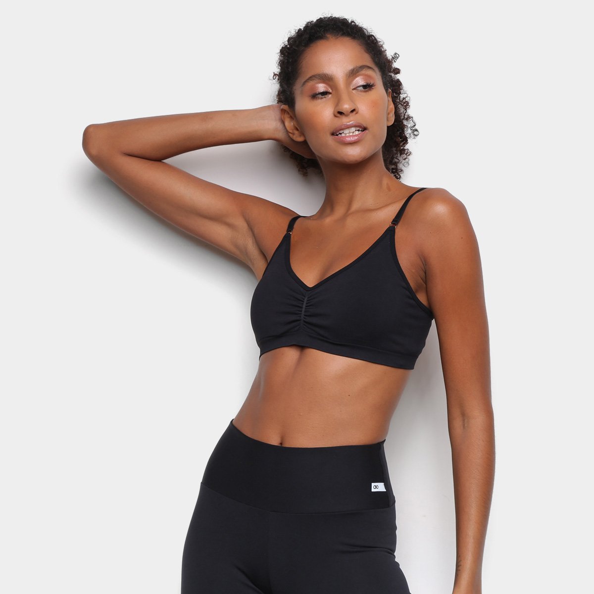 Top Alto Giro Sem Costura Essential