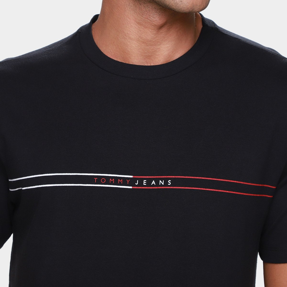 Camiseta Tommy Jeans Entry Graphic Masculina - Tam: G - 2
