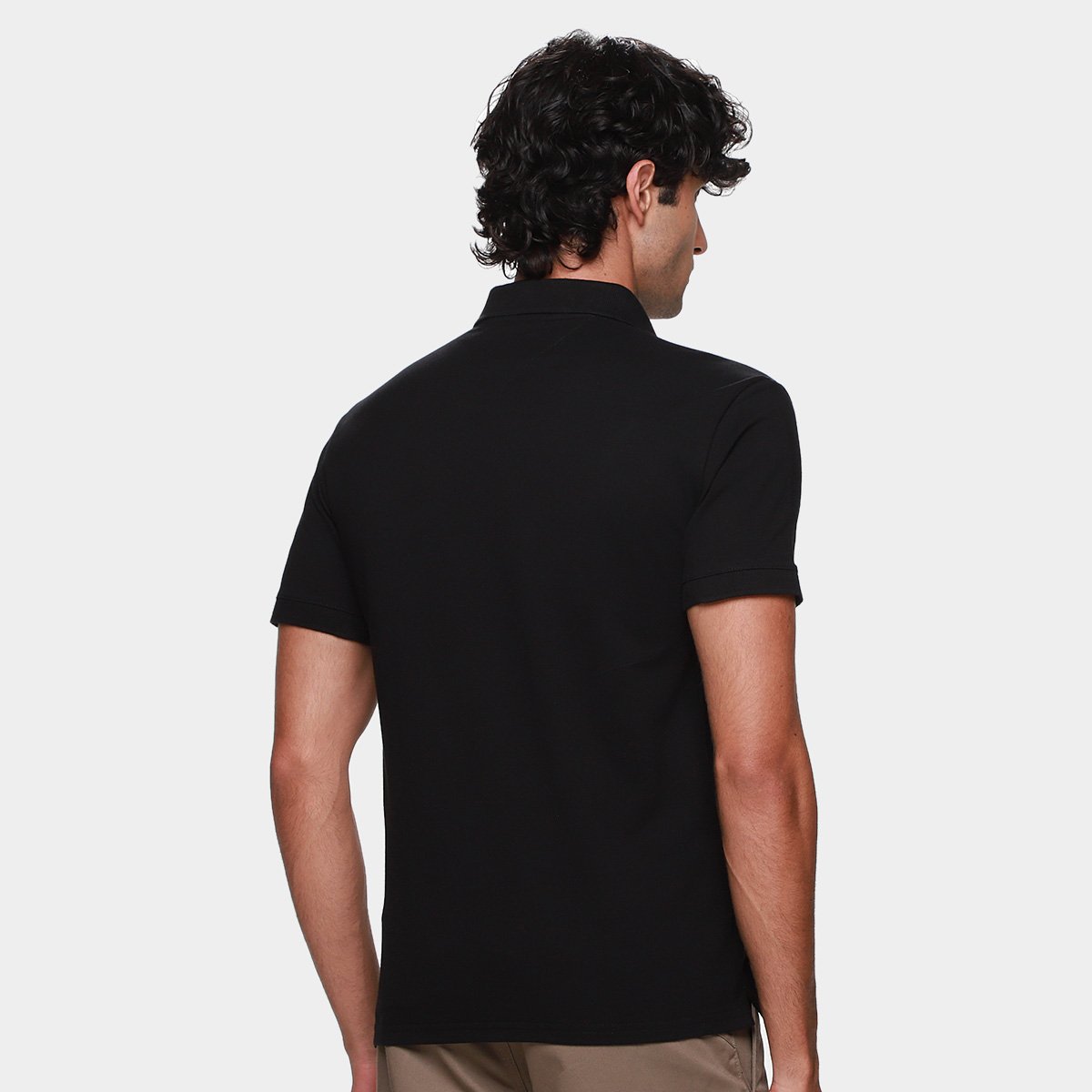 Camisa Polo Tommy Jeans Linear Masculina - Tam: P - 1