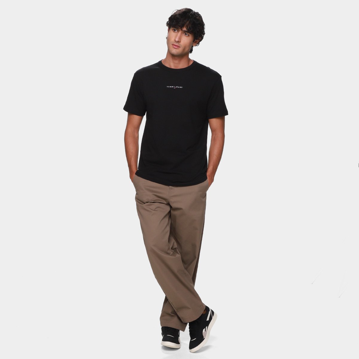 Camiseta Tommy Jeans Linear  Masculina - Tam: GG - 3