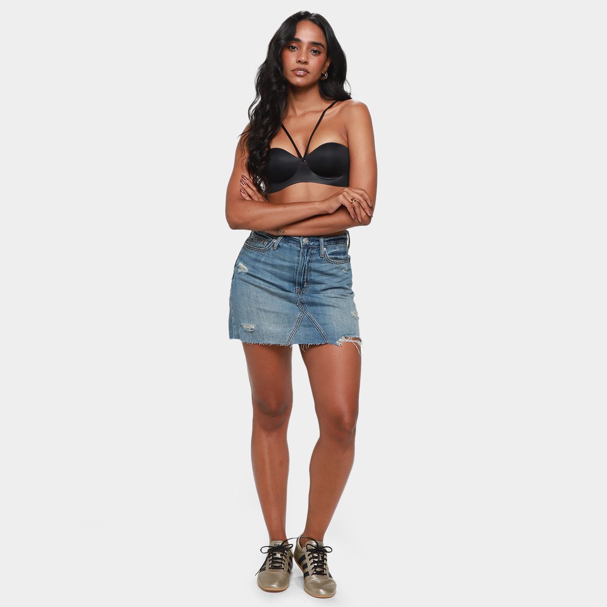 Top Cropped Open Casual Feminino - Tam: P - 3