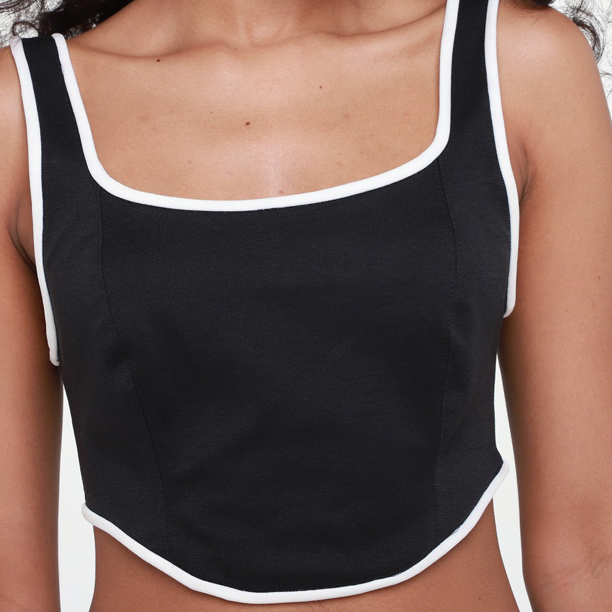 Top Cropped Open Corset Feminino - Tam: G - 2