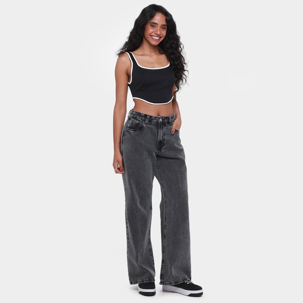 Top Cropped Open Corset Feminino - Tam: G - 3