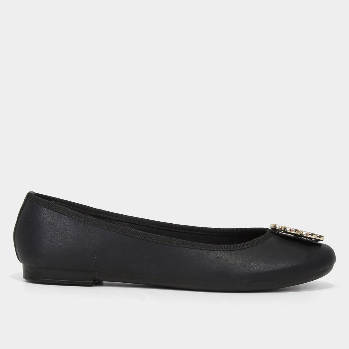 Sapatilha Via Scarpa Aplique Feminina