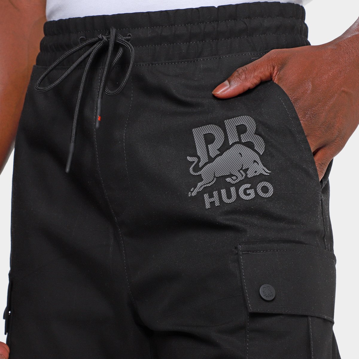 Short Hugo Boss X Red Bull Garlio Masculino - Tam: 48 - 2