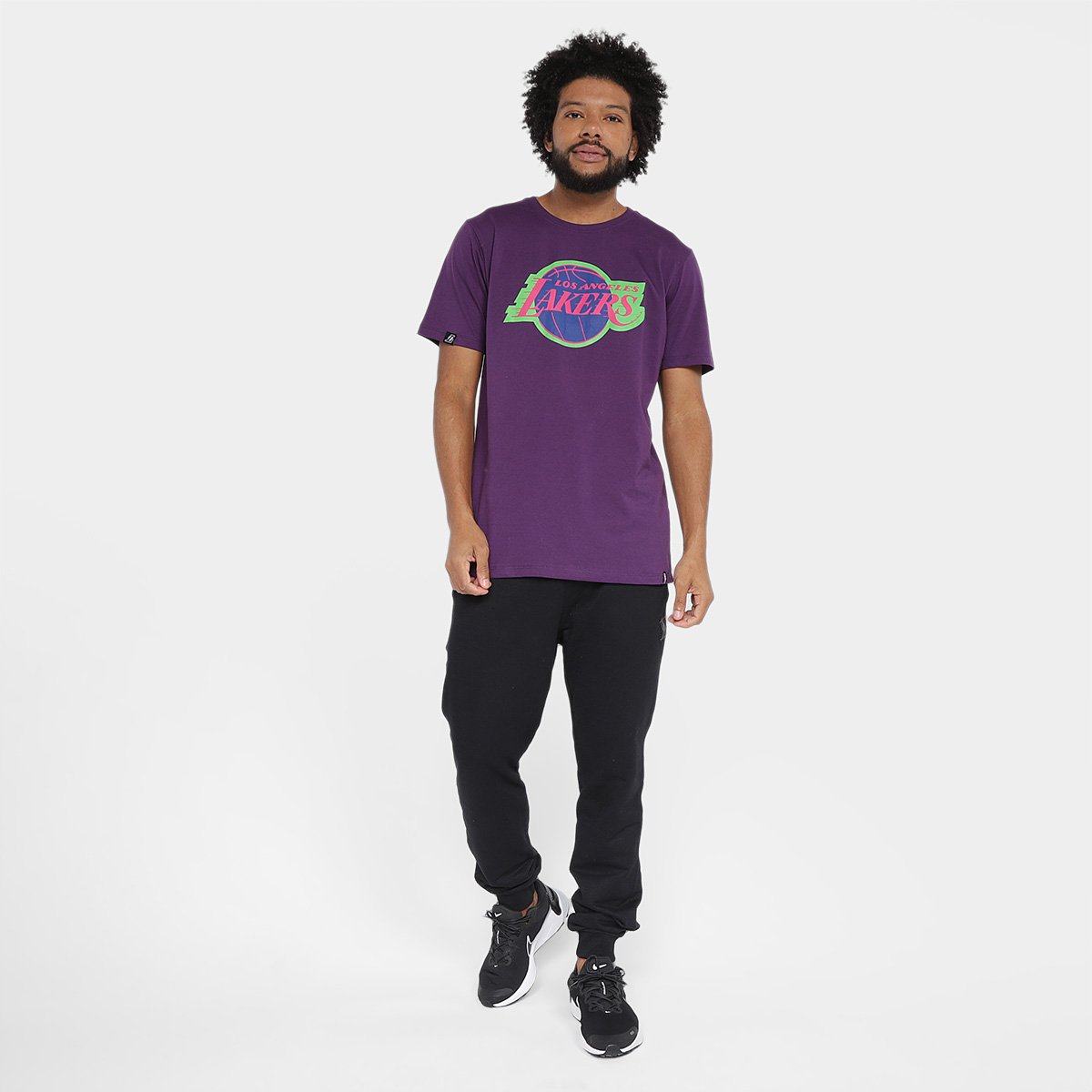 Calça Moletom NBA Jogger Basic Masculina - Tam: G - 3