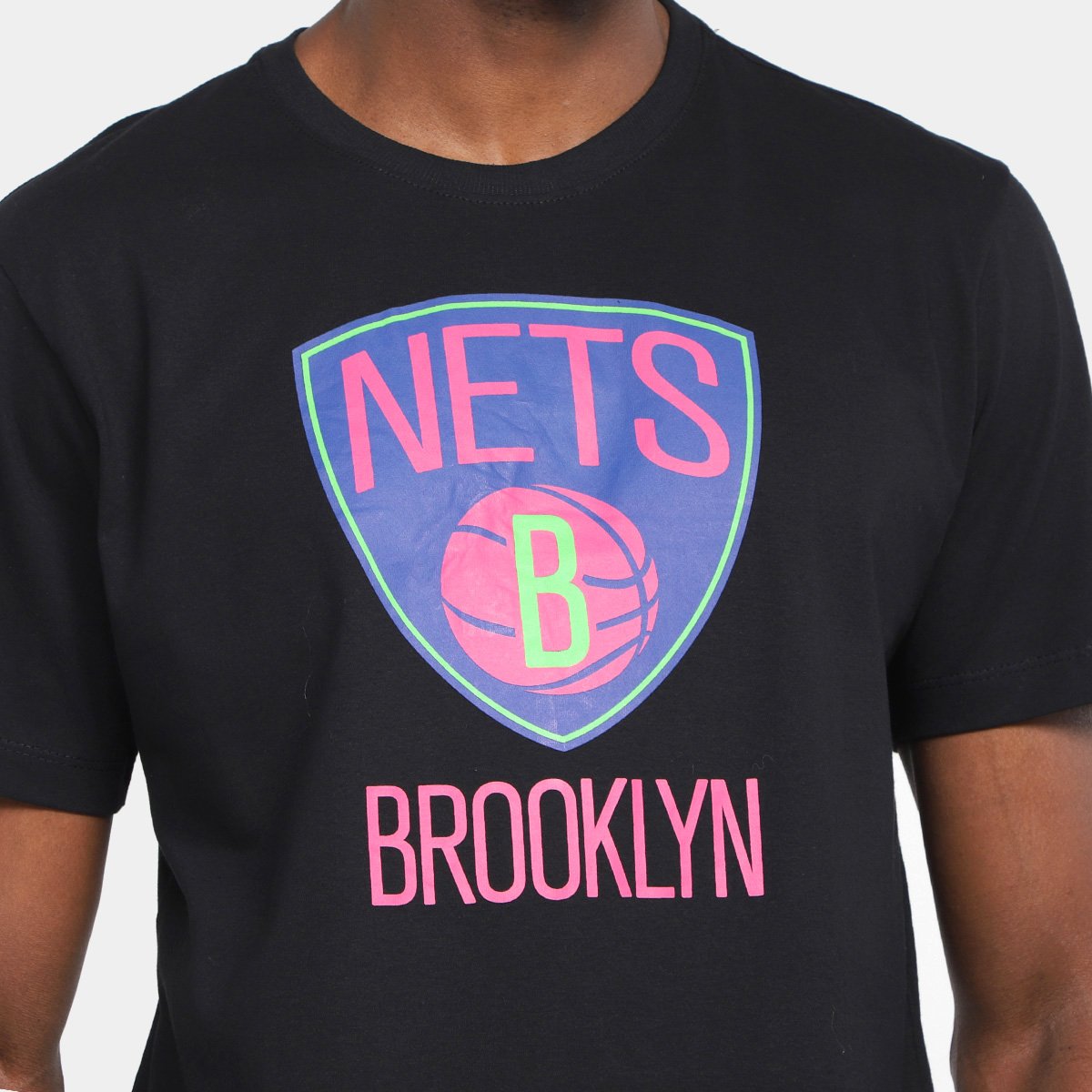 Camiseta NBA Brooklyn Nets Masculina - Tam: P - 2