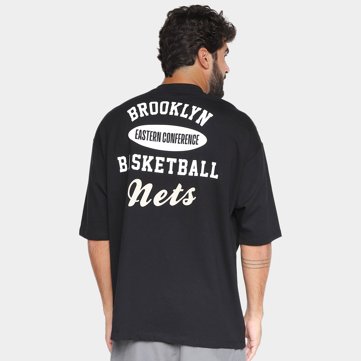 Camiseta NBA Brooklyn Nets Conference Masculina - Tam: G - 1